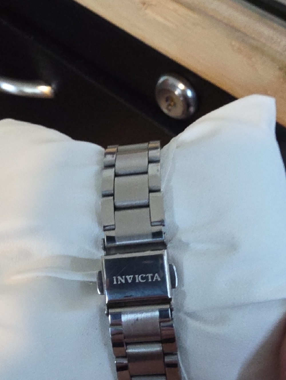 Invicta Stainless Steel Watch with Teal Sunburst Dial - Picture 5 of 9